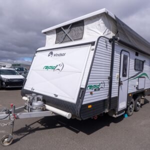 2016 Windsor Rapid Pop Top 2 Berth with Ensuite - Front Door