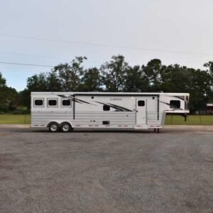2021 Lakota BIGHORN 8316SRGLQ 3 Horse Trailer with 16' Short Wall