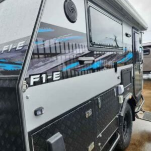 2023 Fantasy F1 E 11' Hybrid Small Caravan Shower and Toilet