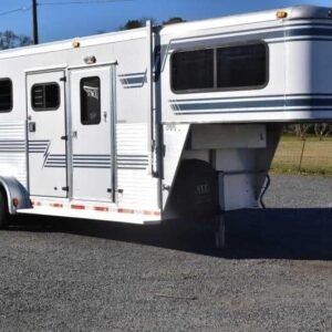 1998 Silver Star 2HGN 2 Horse Trailer with 6' Short Wall