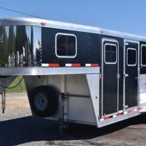 Used 2013 Exiss 6300 3 Horse Gooseneck