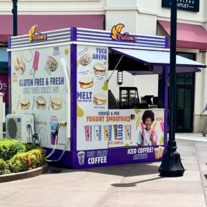 Mobile Kiosk - Food Truck 9.8FT X 9.8FT