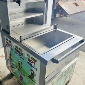 Hotdog Cart With Juice Dispenser
