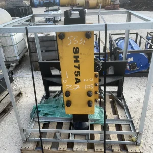 2022 Suihe 750 Hydraulic Post Driver Hammer Pounder Skid Steer Universal NEW