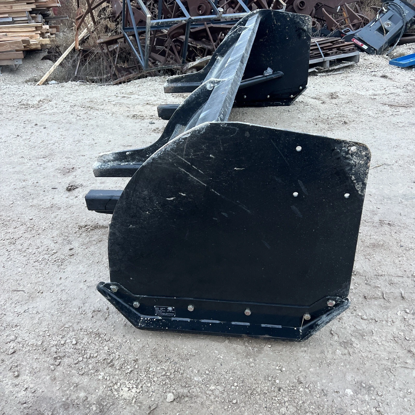 10 Foot Loader Backhoe Snow Pusher Blue Diamond 120180-50 - Image 2