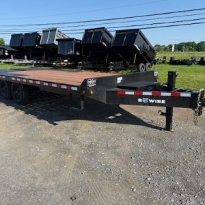2025 BWise 8 x 20 Deckover Equipment Trailer - Full Width Ramps