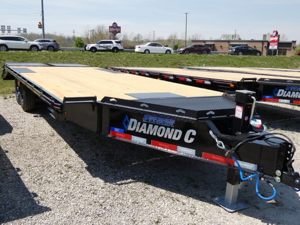 2025 Diamond C DEC207 102"x 24' 14.9k 14.9k Deck-Over Trailer With MAX Ramps Stock #299371 Deck-Over Trailer - Spencer Trailers