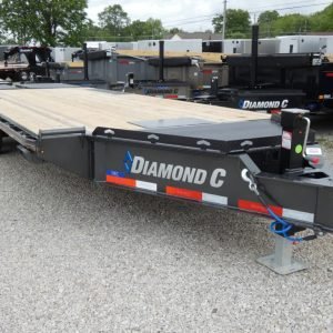 2025 Diamond C DEC207 102″x 24′ 14.9k 14.9k Deck-Over Trailer With MAX Ramps Stock #299370 Deck-Over Trailer - Spencer Trailers