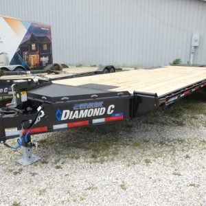 2025 Diamond C DEC207 102″x 26′ 14.9k 14.9k Deck-Over Trailer With MAX Ramps Stock #300436 - Spencer Trailers