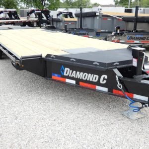 2025 Diamond C DEC208 102"x 26' 18k Deck-Over Trailer With MAX Ramps Stock #301164 - Spencer Trailers