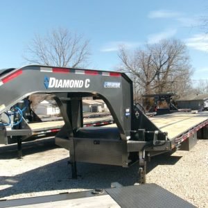 2025 Diamond C FMAX210 102"x 35' 25k Equipment Trailer With MAX Ramps Stock #297493 Goose Neck Trailer - Spencer Trailers