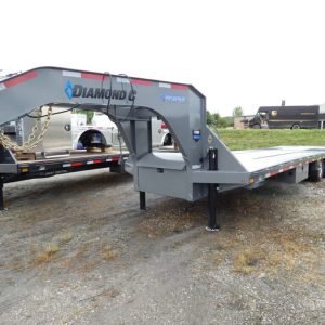 2025 Diamond C FMAX210 HDT 102"x 32' 25k Hydraulic Dovetail Equipment Trailer Stock With Aluma-Trax Flooring #302914 Goose Neck Trailer - Spencer...
