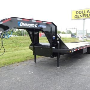 2025 Diamond C FMAX210 HDT 102"x 32' 25k Hydraulic Dovetail Equipment Trailer Stock #302981 Goose Neck Trailer - Spencer Trailers