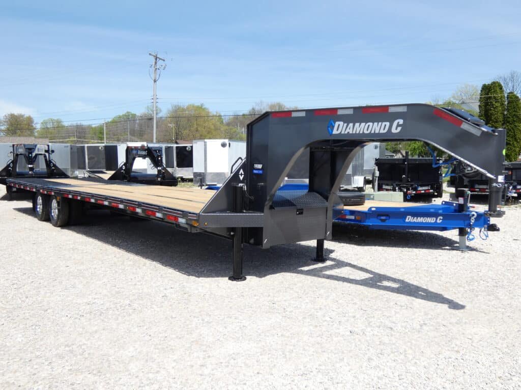 2025 Diamond C FMAX210 HDT 102″x 35′ 25k Hydraulic Dovetail Equipment Trailer Stock #299747 Goose Neck Trailer - Spencer Trailers