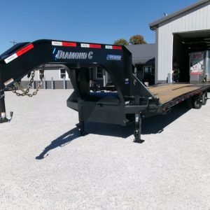 2025 Diamond C FMAX212 102"x 30' 25.9k Equipment Trailer With MAX Ramps Stock #293908 Gooseneck Trailers - Spencer Trailers