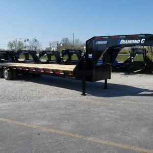 2025 Diamond C FMAX212 102"x 32' 25.9k Equipment Trailer With MAX Ramps Stock #299757 Goose Neck Trailer - Spencer Trailers