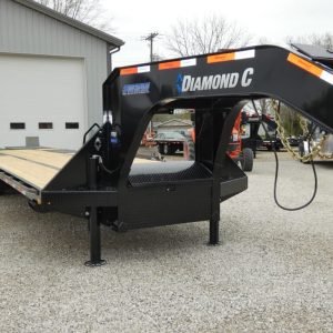 2025 Diamond C FMAX212 102"x 35' 25.9k Equipment Trailer With MAX Ramps Stock #298921 Goose Neck Trailer - Spencer Trailers