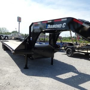 2025 Diamond C FMAX212 HDT 102"x 35' 25.9k Hydraulic Dovetail Equipment Trailer Stock #299977 Gooseneck Trailer - Spencer Trailers