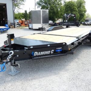 2025 Diamond C HDT210 82"x 20' 20k Split-Deck Tilt Equipment Trailer Stock #301889 - Spencer Trailers