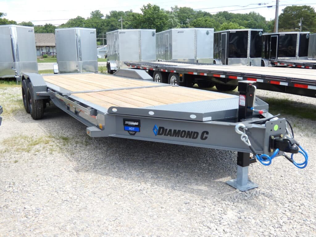 2025 Diamond C HDT210 82"x 22' 20k Split-Deck Tilt Equipment Trailer Stock #301892 - Spencer Trailers