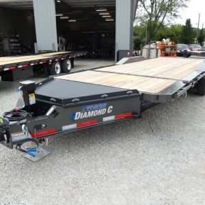 2025 Diamond C HXD 102"x 22' 18k Extra Wide Split-Deck Tilt Equipment Trailer Stock #302754 - Spencer Trailers