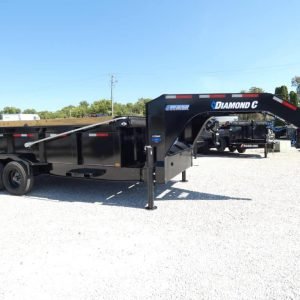 2025 Diamond C LPT210 82"x 16' 23k Goosneck Dump Trailer With Electric Tarp Stock #303375 - Spencer Trailers