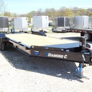 2025 Diamond C LPX210 82"x 24' 20k Equipment Trailer With MAX Ramps Stock #298573 - Spencer Trailers