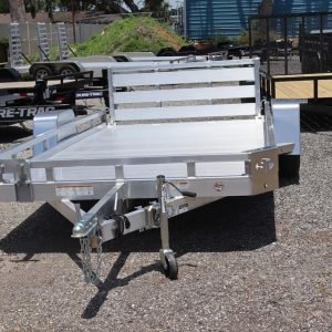 2025 Sure-Trac 7x12 Aluminum Low Side Utility Trailer (3K GVWR)
