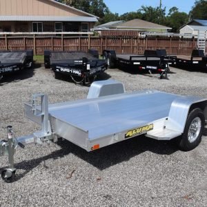 2026 Aluma 4’6” x 10’ Tilt Utility Trailer – Aluminum – Single Axle – VIN 305249
