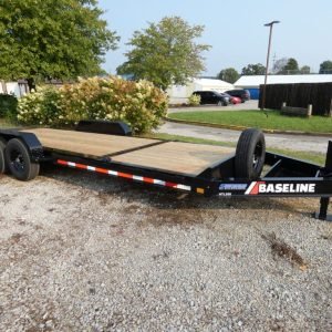 2026 Baseline HTL208 82″x 22′ 16k Split-Deck Tilt Equipment Trailer Stock #304824 - Spencer Trailers
