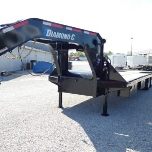 2026 Diamond C FMAX212 HDT 102"x 32' 25.9k Hydraulic Dovetail Equipment Trailer Stock #304993 Gooseneck Trailer - Spencer Trailers