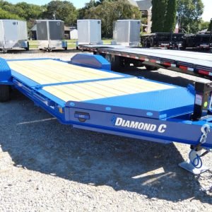 2026 Diamond C HDT207 82″x 20′ 14.9k Split-Deck Tilt Equipment Trailer Stock #304999 - Spencer Trailers
