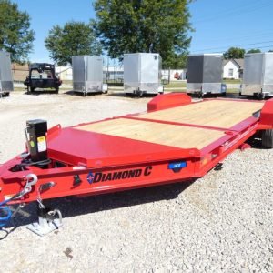 2026 Diamond C HDT207 82"x 20' 14.9k Split-Deck Tilt Equipment Trailer Stock #304998 - Spencer Trailers