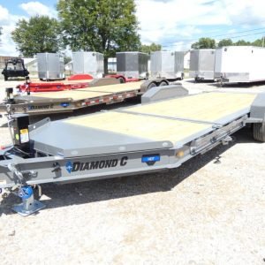 2026 Diamond C HDT207 82″x 20′ 14.9k Split-Deck Tilt Equipment Trailer Stock #304807 - Spencer Trailers