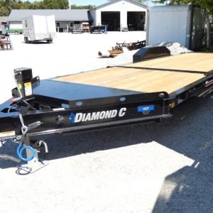 2026 Diamond C HDT207 82″x 22′ 14.9k Split-Deck Tilt Equipment Trailer Stock #304362 - Spencer Trailers