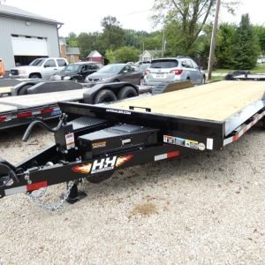 2026 H & H HEX 102″x 22′ 14k Electric Tilt Trailer With MAX Wide Pkg. Stock #615053 - Spencer Trailers