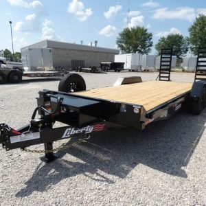 2026 Liberty LE 83″x 20′ 14k Equipment Trailer With Stand-Up Ramps Stock #047478 - Spencer Trailers