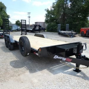 2026 Liberty LE 83"x 20' 14k Equipment Trailer With Stand-Up Ramps Stock #047477 - Spencer Trailers