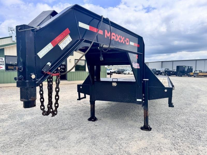 2021 Maxx-D Trailers LHX10234 102" X 34' 40K (Rated at 25.9k) Flatbed Gooseneck W/ MAXX Ramps - Image 3