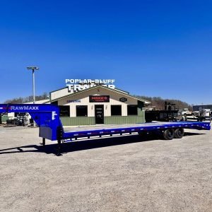 2024 RawMaxx *USED* 102" x 34' 12K Single Wheel Flatbed W/ Max Ramps