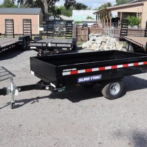 4.5 x 8ft Utility Dump Trailer with a Hydraulic Pump