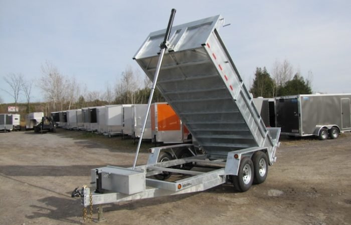 2023 Advantage 7 Ton 14FT Galvanized Dump Trailer - Image 3