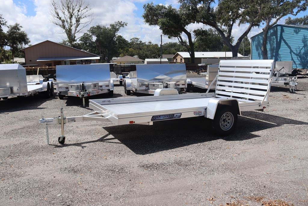 6.5x12 Aluminum Utility Trailer with 7" Heavy Duty Frame Rail