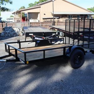 6x10 Open Steel Utility Trailer with 2" Coupler