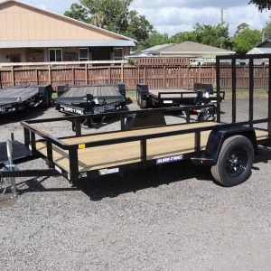6x12 Tube Top Utility Trailer with 13" Tall Sides