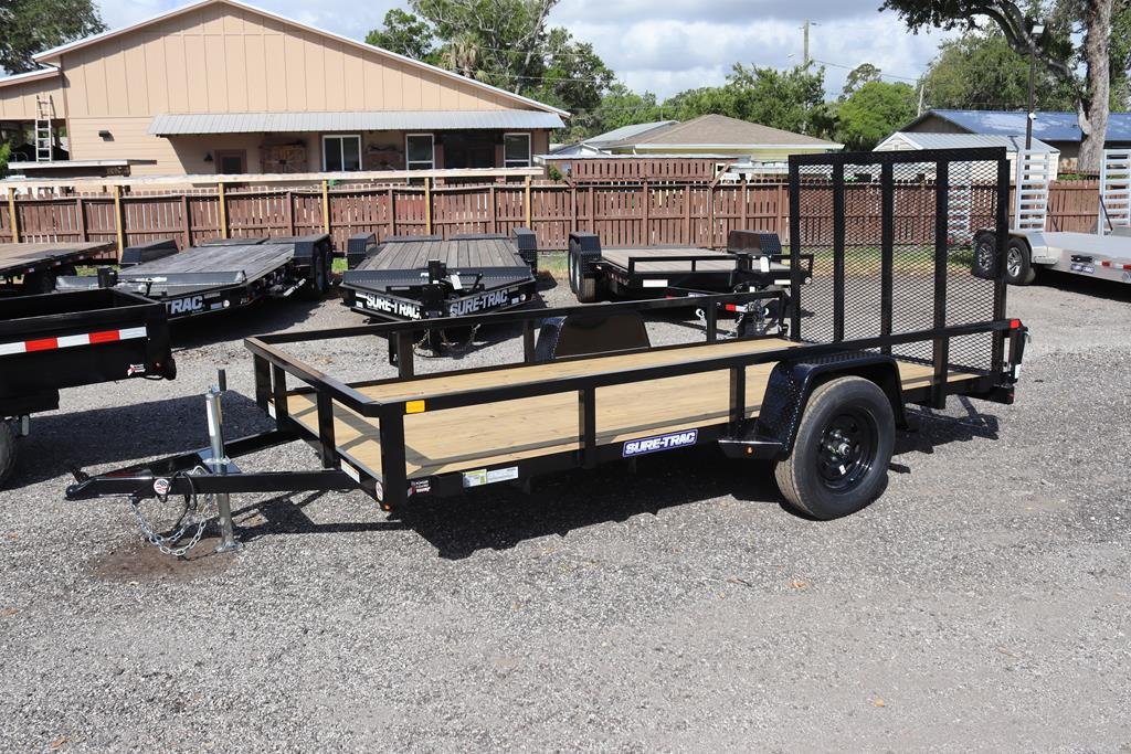 6x12 Tube Top Utility Trailer with 13" Tall Sides
