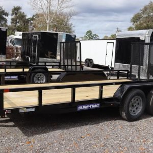 7x16 Tube Top Utility Tandem Axle