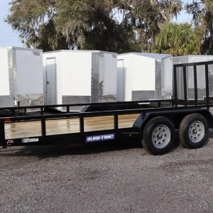 7x16 Tube Top Utility Tandem Axle