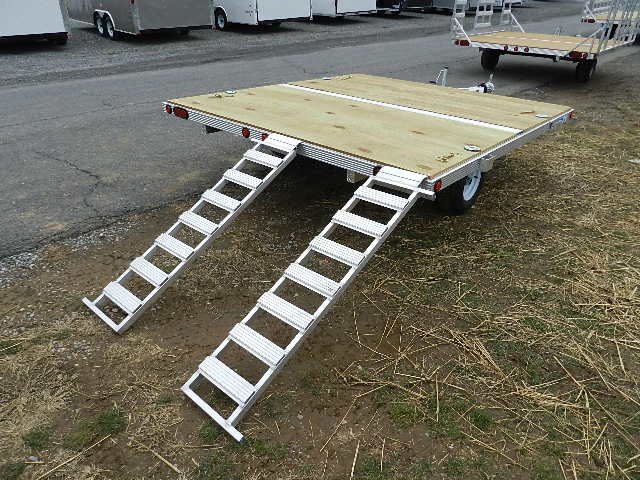 Cargo Pro 8 x 9 Aluminum (2) Place ATV Trailer - Aluminum Ramps