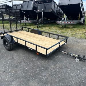 Carry-On 5 x 10 Landscape Utility Trailer - Wood Deck